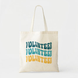 Retro Vrijwilliger Tote Bag