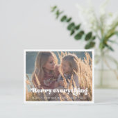  retro Vrolijk alles Vakantiefoto Briefkaart (Staand voorkant)