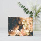 Retro Vrolijk en Helder Vakantiefoto Briefkaart (Staand voorkant)