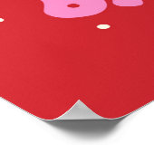 Retro vrolijk en helder vakantieontwerp poster (Hoek)