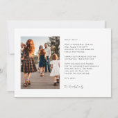 Retro  Vrolijk Kerstfeest 2 Foto Feestdagenkaart (Achterkant)