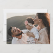 Retro Vrolijk Kerstfeest 4 Fotocollage Happy Feestdagenkaart (Achterkant)