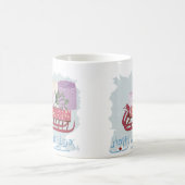 Retro. Vrolijk kerstfeest! Koffiemok (Center)