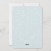 Retro Vrolijk Kerstkaart Een Afbeelding (Achterkant)