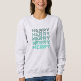 Retro Vrolijk Kerstsweatshirt Trui