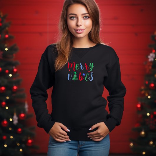 Retro vrolijk Vibes T-shirt