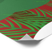 Retro Vrolijke Kerstbomen Zakelijke Sale Advertent Poster (Hoek)