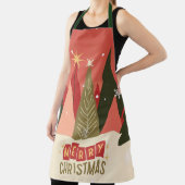 Retro/ Vrolijke Kerstboom Schort (Insitu)