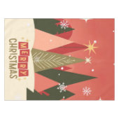 Retro/ Vrolijke Kerstboom Tafelkleed (Voorkant (Horizontaal))