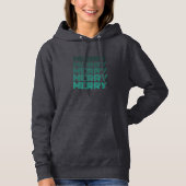 Retro Vrolijke Kersttrui Hoodie (Voorkant)