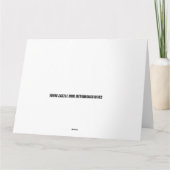 RETRO VROUW ART CAT-KAARTEN VOOR TWEEDE DAGEN KAART (Achterkant)