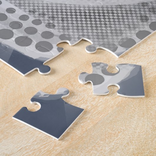 Retro vrouw dokter legpuzzel (Zijkant)