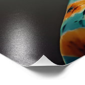  retro vrouw foto afdruk (Hoek)