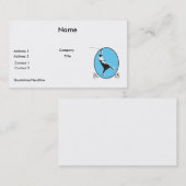  retro vrouw golfer golfvormend design visitekaartje (Voorkant / Achterkant)