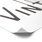 Retro vrouw lijn art poster (Hoek)