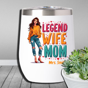 Retro Vrouw Mama Legende  Moederdag Moeder