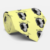 Retro vrouw met blinders stropdas (Opgerold)