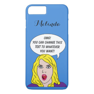 RETRO VROUW met de douanefoongevallen van de JOUW Case-Mate iPhone Case