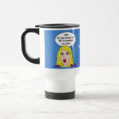 RETRO VROUW met JOUW TEKST aangepaste mokken (Links)