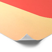 Retro vrouw met rood haar Poster (Hoek)