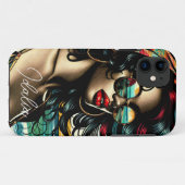 Retro Vrouw op Strand Comic Style Pop Art Case-Mate iPhone Case (Achterkant (horizontaal))