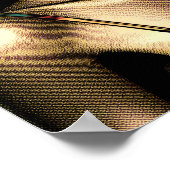 Retro Vrouw op Strand Comic Style Pop Art Poster (Hoek)