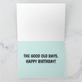 RETRO VROUW ROTARY PHONE BIRTHDAY CARDS KAART (Binnen)