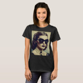 retro vrouw t-shirt (Voorkant volledig)