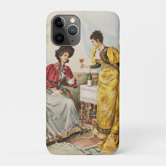  Retro Vrouwen Drink Wijn Case-Mate iPhone Case (Achterkant)