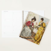 Retro Vrouwen Drink Wine Planner (Display)