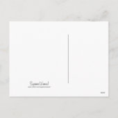  retro vrouwen gelukkig nieuwjaar meisje feestdagenkaart (Achterkant)