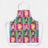 Retro Vrouwen Pop Art Schort (Voorkant)