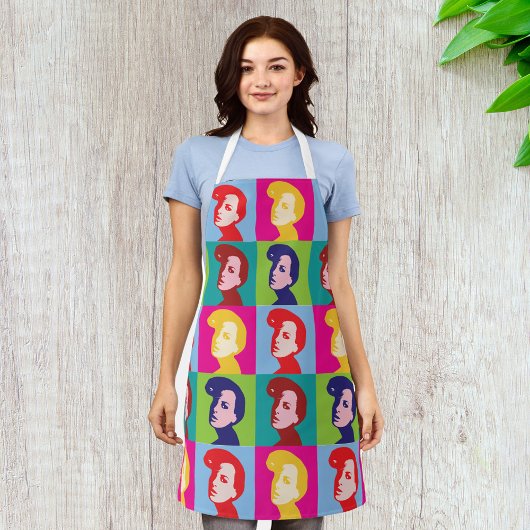 Retro Vrouwen Pop Art Schort