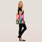 Retro Vrouwen Pop Art Tote Bag