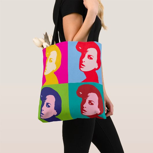 Retro Vrouwen Pop Art Tote Bag