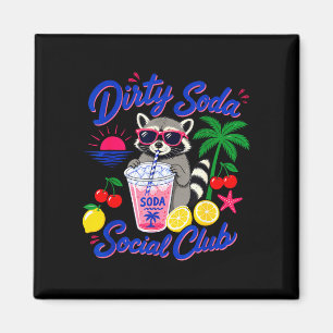 Retro vuile frisdrank sociale club wasbeer zomer magneet