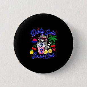 Retro vuile frisdrank sociale club wasbeer zomer ronde button 5,7 cm