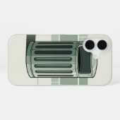 Retro Vuilnisbak Eenvoudig iPhone 16 Hoesje (Achterkant horizontaal)