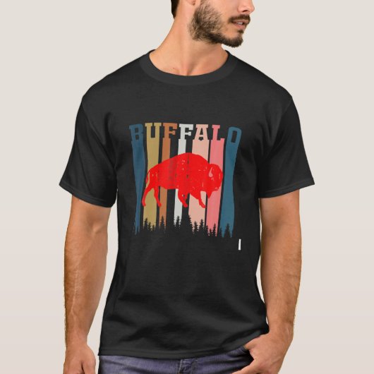  retro vult maffia-cadeau voor buffelventiel t-shirt (Voorkant)