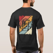  retro Walkman Muziek T-shirt (Achterkant)