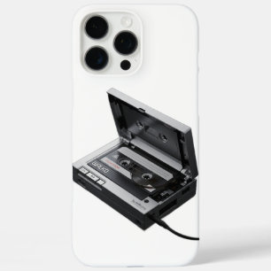 Retro Walkman-speler met cassetteband iPhone 16 Pro Max Hoesje