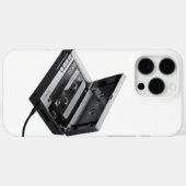 Retro Walkman-speler met cassetteband Case-Mate iPhone Case (Achterkant (horizontaal))