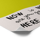 Retro Wall Art, Quote art print, Retro Color Print (Hoek)