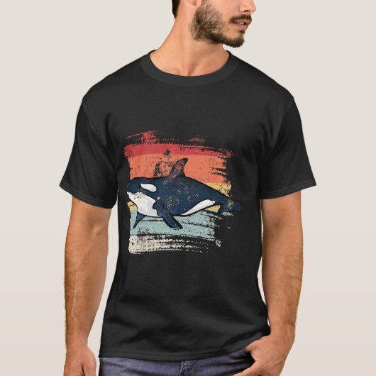 Retro Walvis T-shirt (Voorkant)