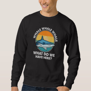 Retro Walvis Wat Hebben We Hier Haaien Mariene Bio Trui