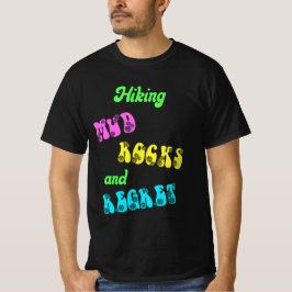 Retro Wandel Modder Rotsen en Spijt T-shirt