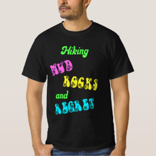 Retro Wandel Modder Rotsen en Spijt T-shirt