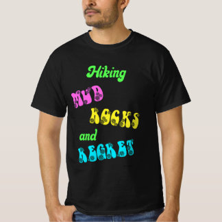 Retro Wandel Modder Rotsen en Spijt T-shirt