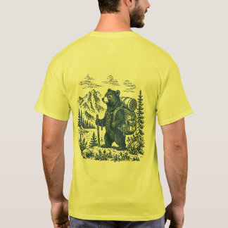 Retro-wandelaar-bear T-shirt