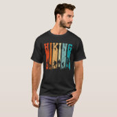 Retro Wandelen Buitenshuis Wandelkamp Berg Camping T-shirt (Voorkant volledig)